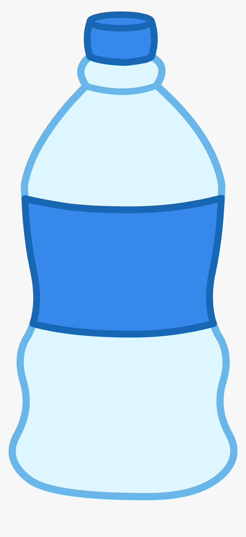 Water Clipart Transparent - Bottle Clip Art Water, HD Png Download, Free Download