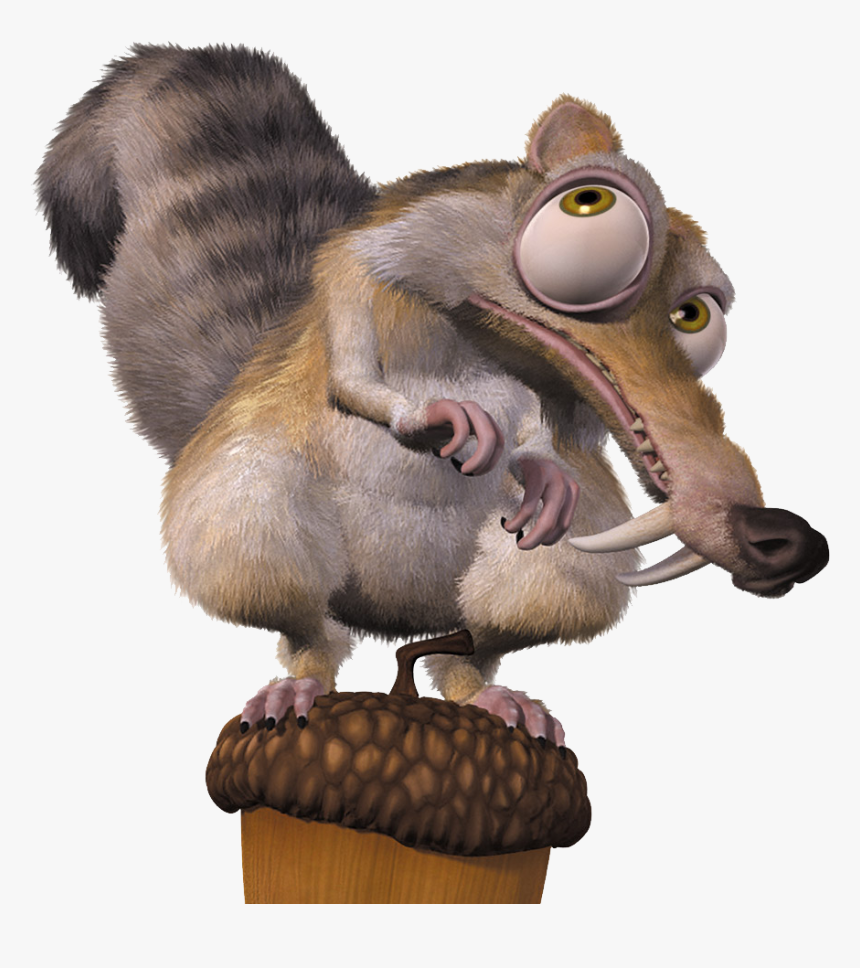 Ice Age Squirrel Png Image - Ice Age Scrat 2002, Transparent Png - kindpng.
