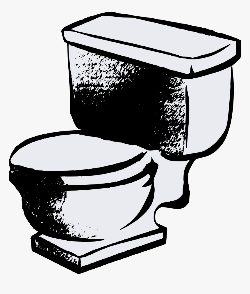 Basic Toilet Clip Arts - Clipart Toilet, HD Png Download, Free Download