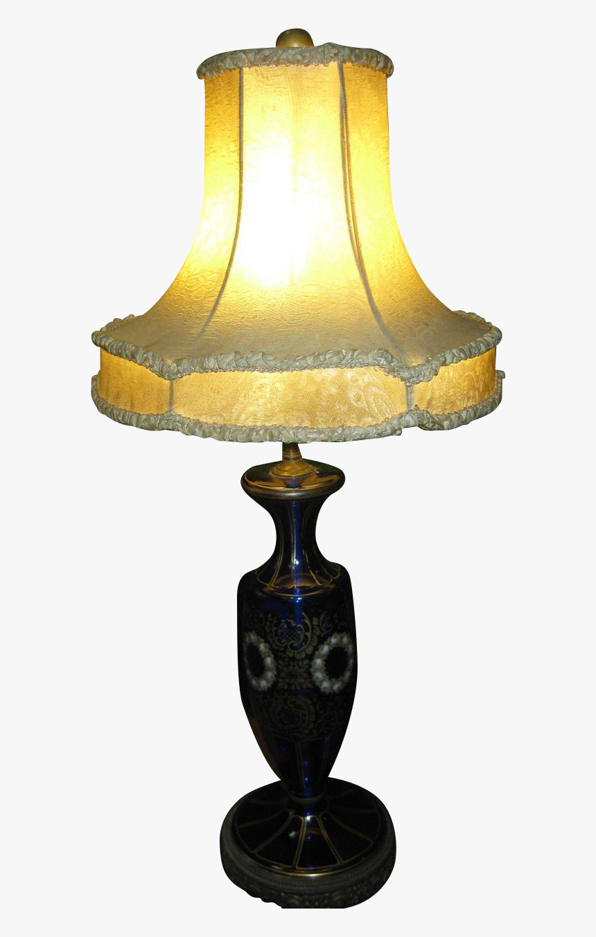 Lighting-accessory - Cobalt Blue Table Lamp Lighting And Ceiling Fans, HD Png Download, Free Download