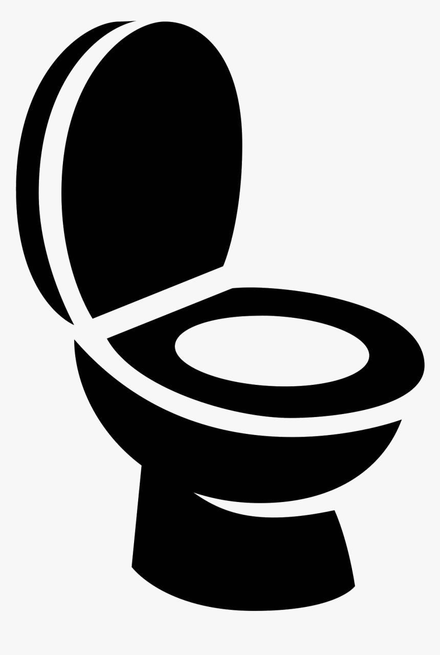 Transparent Toilet Clip Art - Toilet Clipart, HD Png Download, Free Download