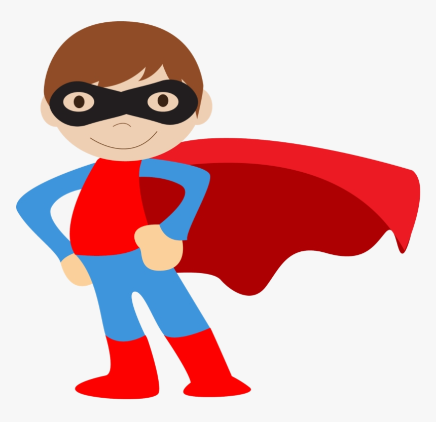Superhero Kids Dressed As Superheroes Clipart Super - Superhero Clipart, HD Png Download, Free Download