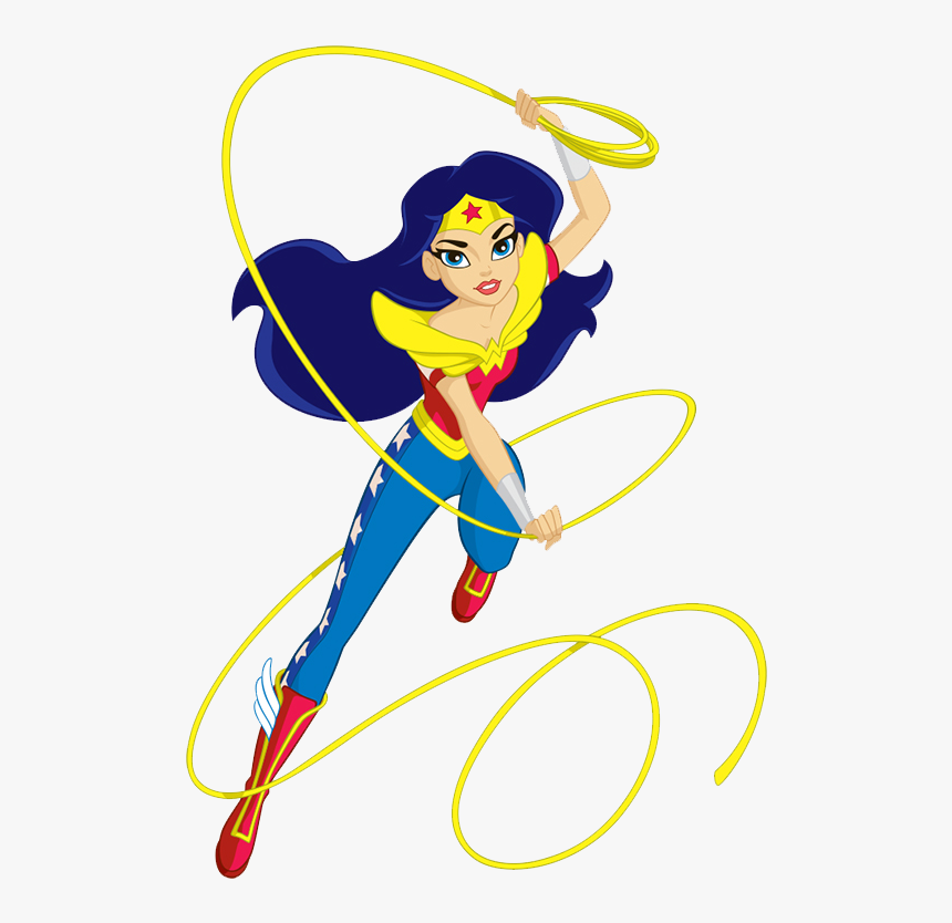 Super Girl Monoart Download - Wonder Woman Super Hero Girls Png, Transparent Png, Free Download