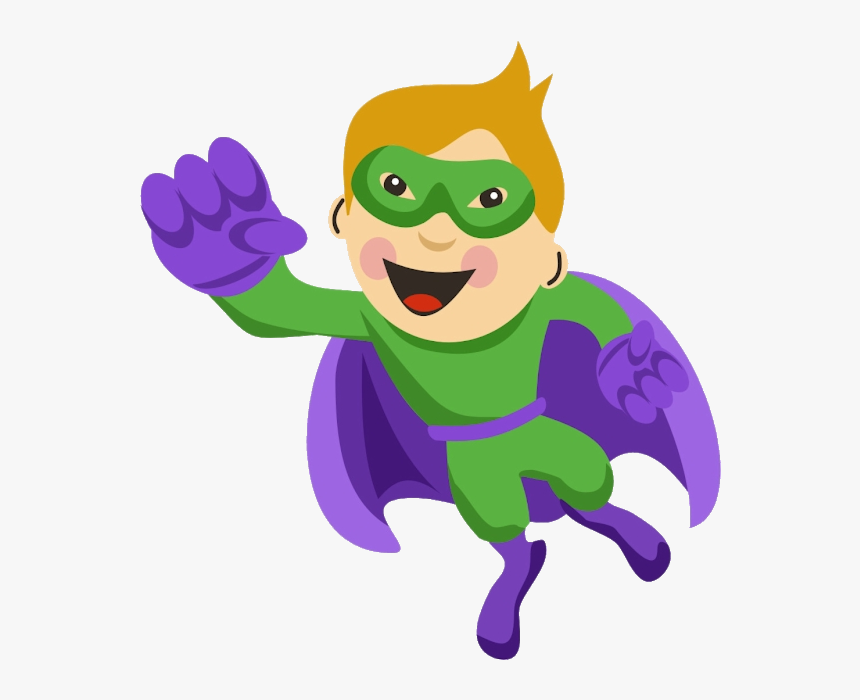 Kids Clip Art Super Heroes - Superhero Clipart, HD Png Download, Free Download