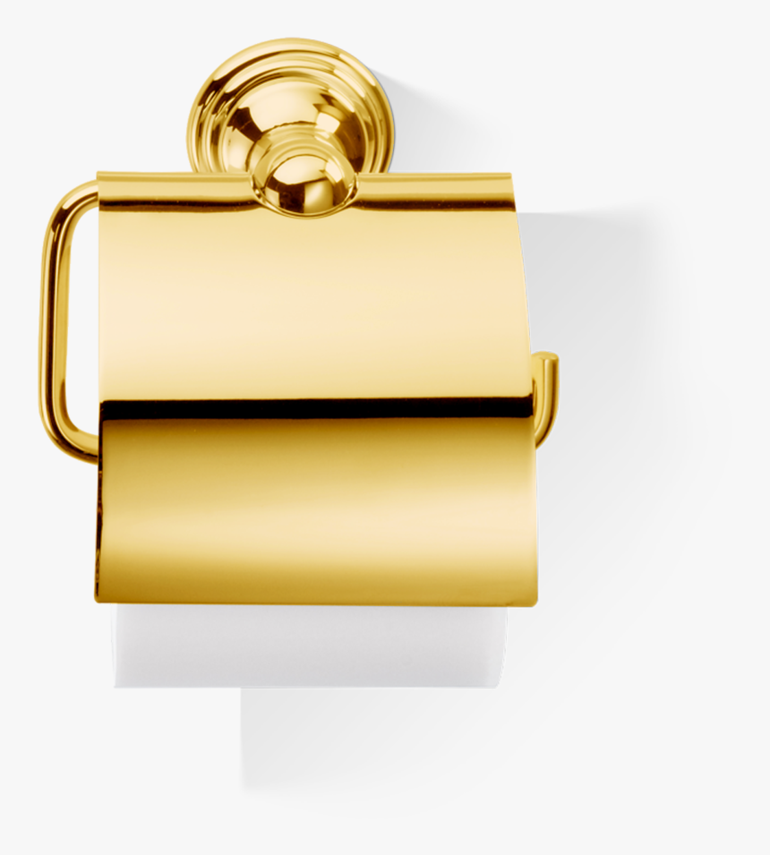 Toilet Paper Holder - Gold Toilet Paper Png, Transparent Png, Free Download