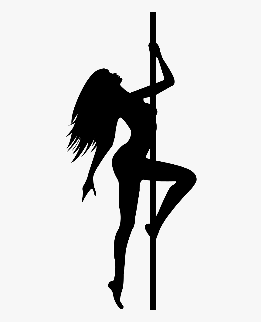 Steel Tube Dance - Stripper On Pole Silhouette, HD Png Download, Free Download