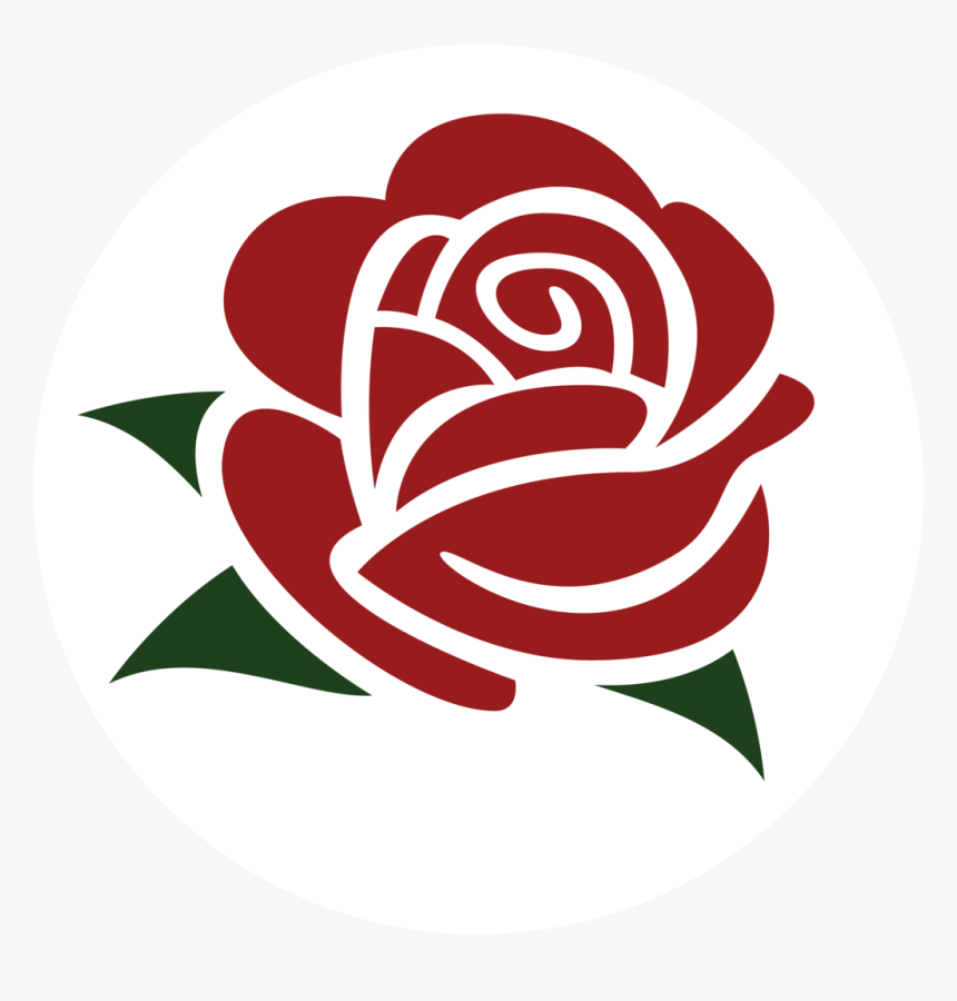 Vector America Usa Of Socialist Socialism Rose Clipart - Democratic Socialist Rose Pin, HD Png Download, Free Download