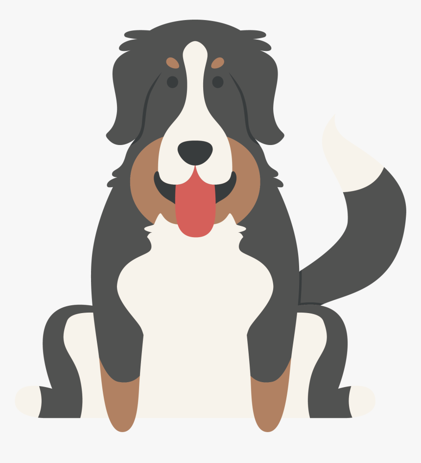 Bernese Mountain Dog Clipart Russian, HD Png Download, Free Download