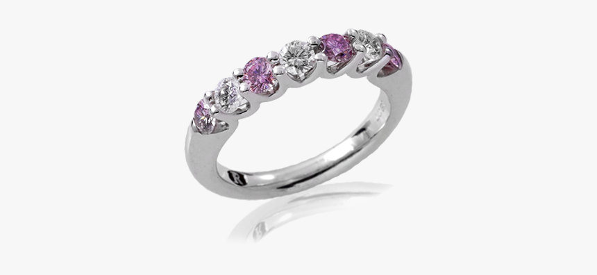 Natural-pink Diamonds Wedding Rings - Pre-engagement Ring, HD Png Download, Free Download