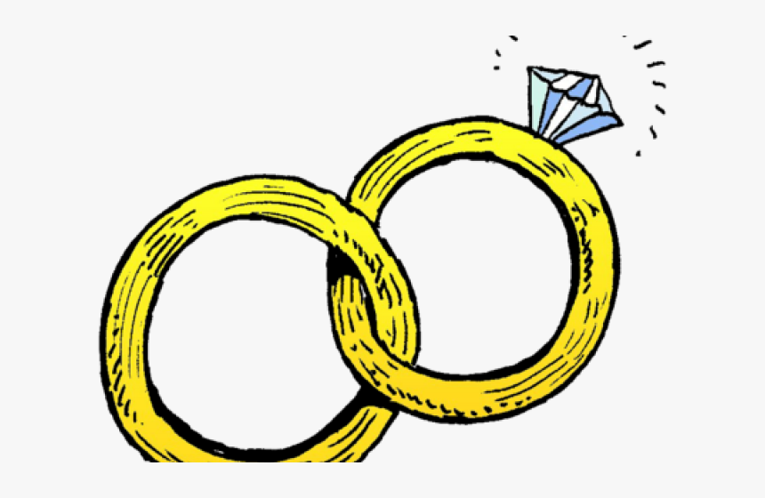 Ring Clipart Connected - Clipart Diamond Ring Png, Transparent Png, Free Download