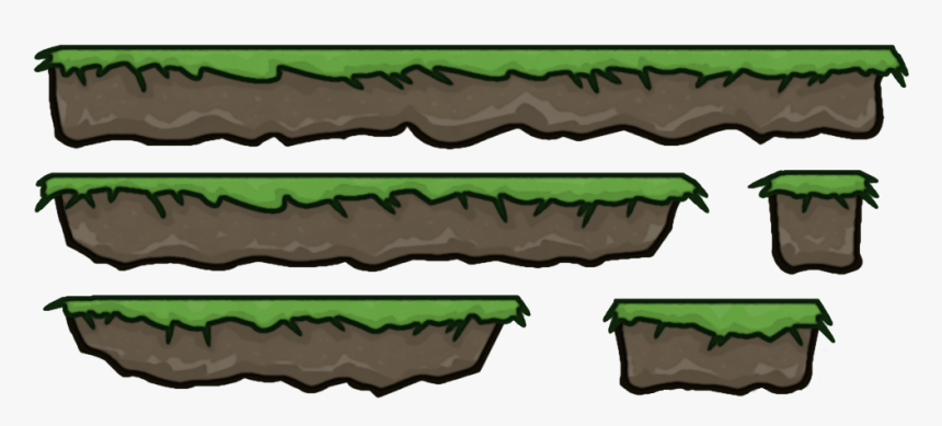 Grass Clipart Row - Grass Platforms, HD Png Download, Free Download