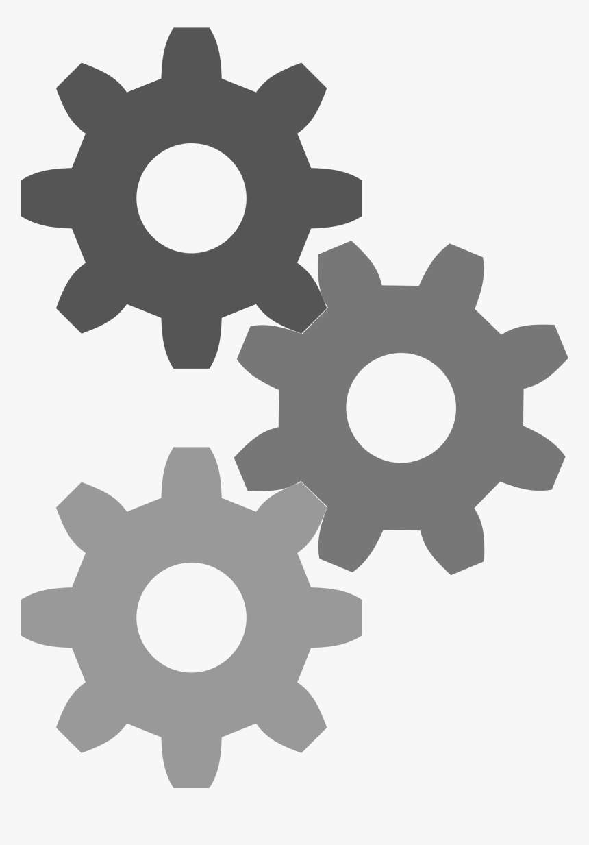 Cogs Vector Transparent - Transparent Gears Clipart, HD Png Download, Free Download