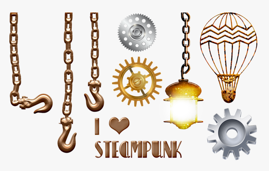 Steampunk Gears Png - Png Steampunk, Transparent Png, Free Download