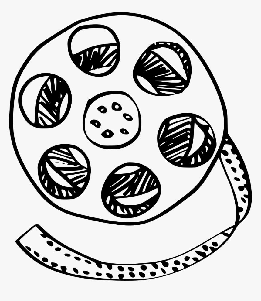 Film Reel Png Aesthetic - Film Reel Drawing Png, Transparent Png, Free Download