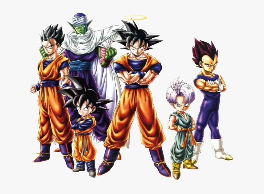 Dragon Ball Z Characters Png - Dragon Ball Z White Background, Transparent Png, Free Download