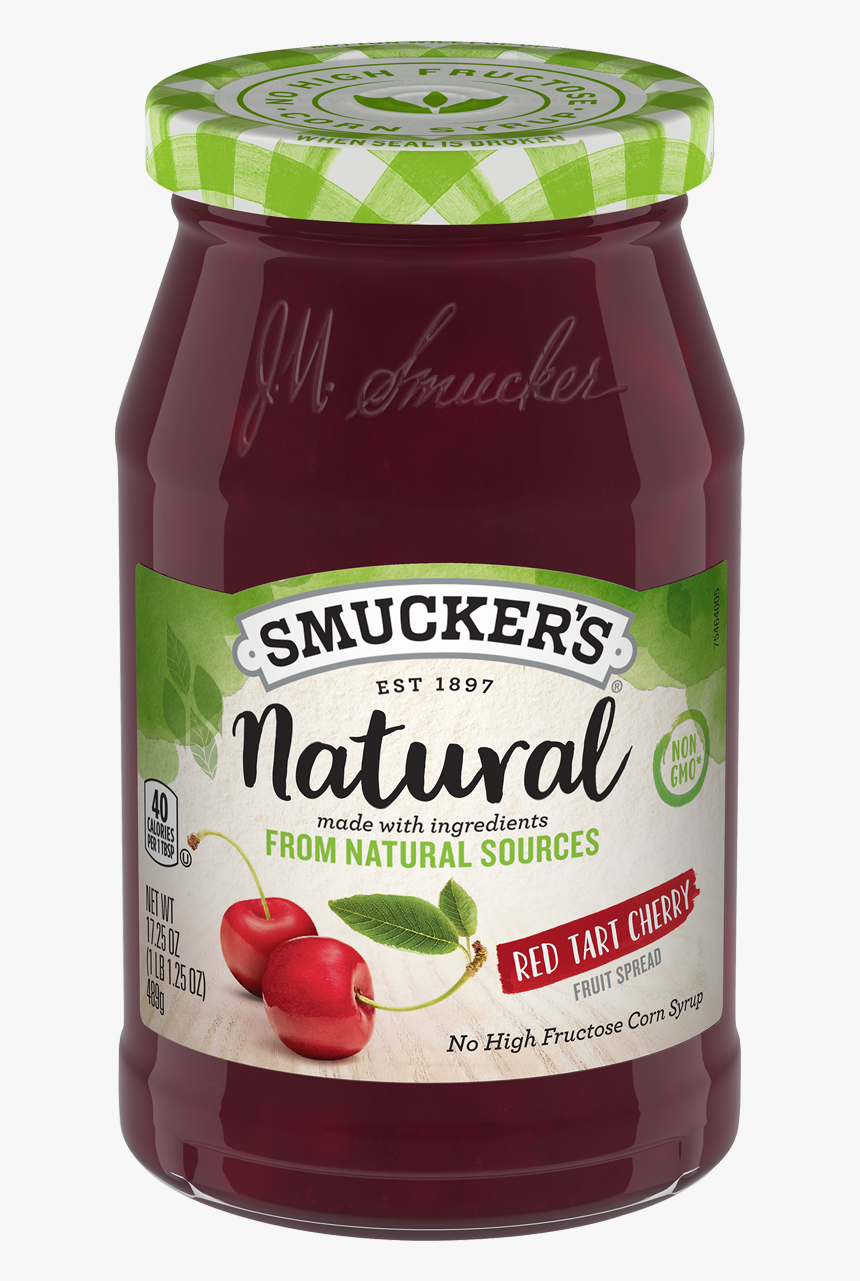 Natural Fruit Spreads - Smuckers Natural Red Raspberry, HD Png Download, Free Download