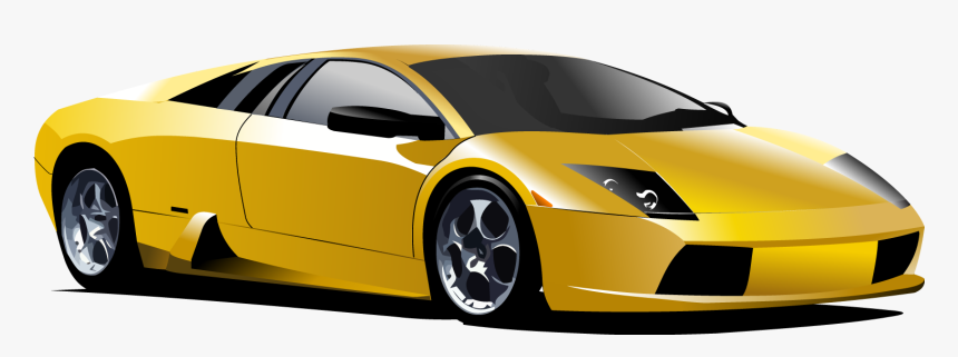 Sports Car Luxury Vehicle Clip Art - Sportwagen Clipart, HD Png Download, Free Download