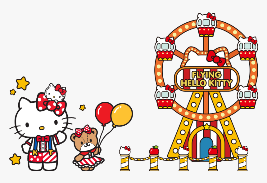 Hello Kitty Fun Carnival Background, HD Png Download, Free Download