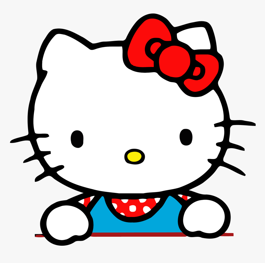 Hello Kitty Drawing Clip Art - Hello Kitty Head Clipart, HD Png Download, Free Download