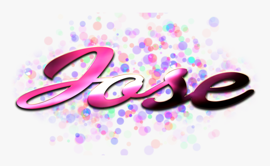 Jose Name Logo Bokeh Png - Graphic Design, Transparent Png, Free Download