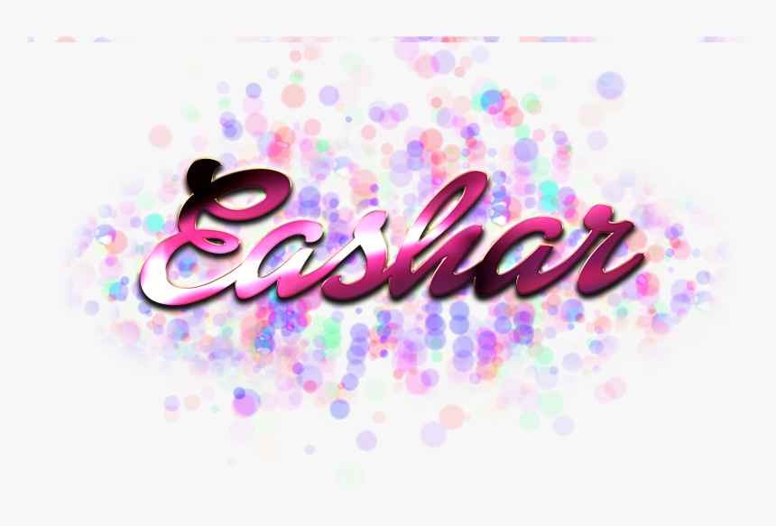 Eashar Name Logo Bokeh Png - Calligraphy, Transparent Png, Free Download