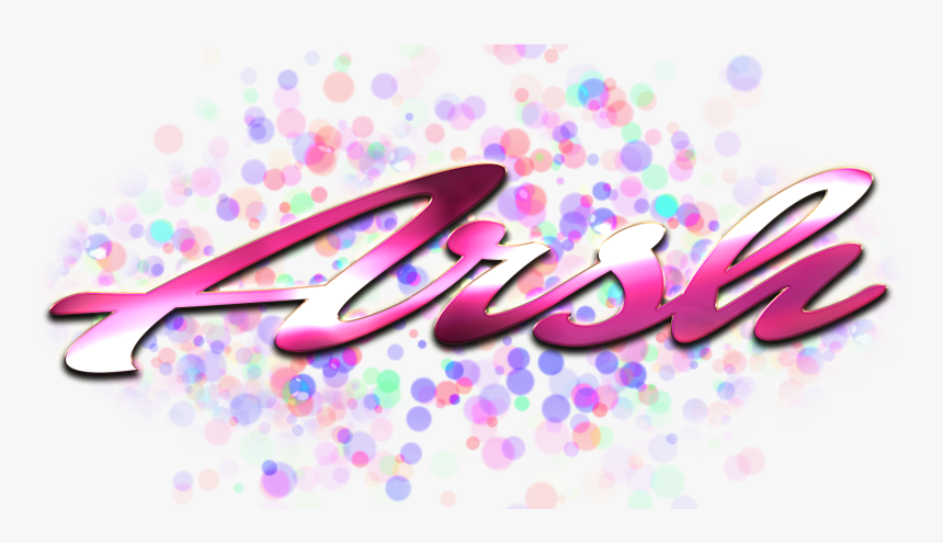 Arsh Name Logo Bokeh Png - Shakira Name, Transparent Png, Free Download