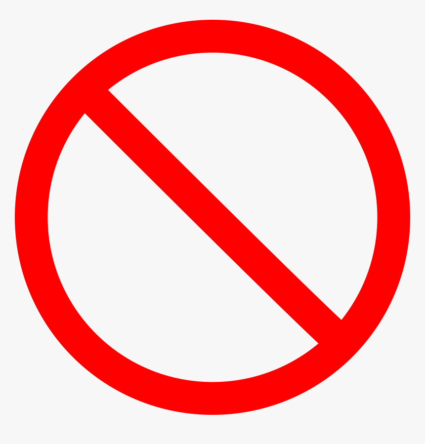 Red, Cancel, Delete, No, Forbidden, Prohibited - Red Circle Cross Png, Transparent Png, Free Download