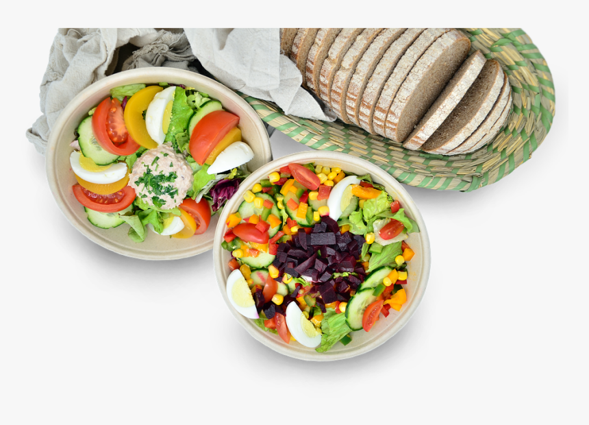 Salad, Bread, Food, Eat, Fresh, Health, Nutrition, - Salad Bread Hd Png, Transparent Png, Free Download