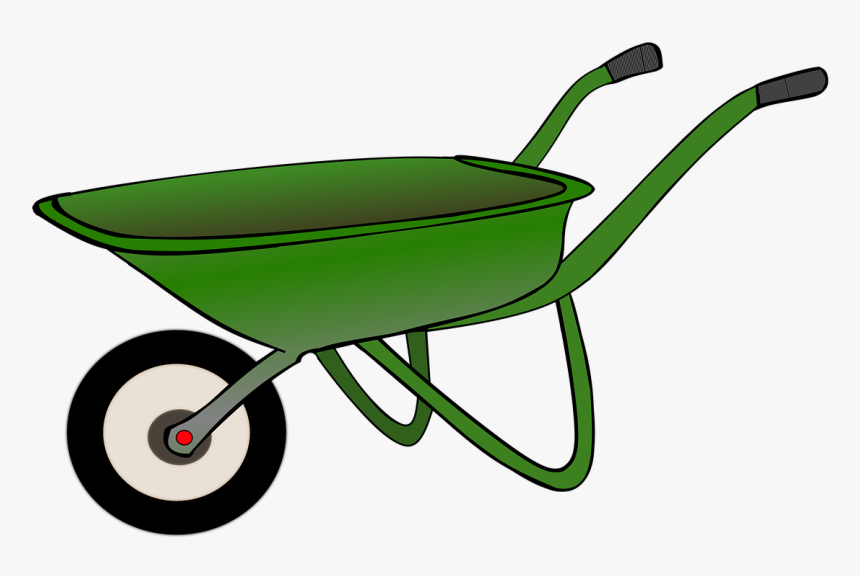 Clipart Wheelbarrow, HD Png Download, Free Download