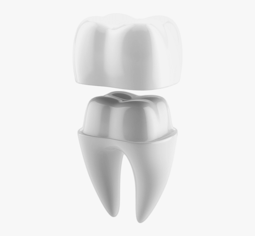 Illustrated Diagram Of Tooth Getting A Crown Cap - Dental Crown Png Transparent, Png Download, Free Download