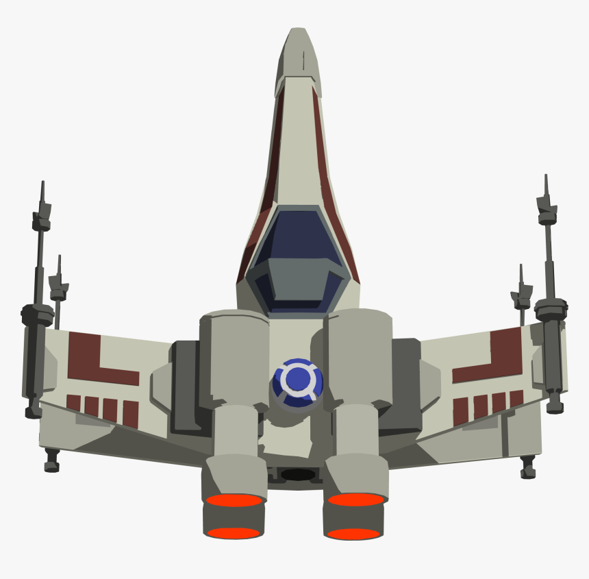 X Wing Fighter Png - Star Wars X Wing Sprite, Transparent Png, Free Download