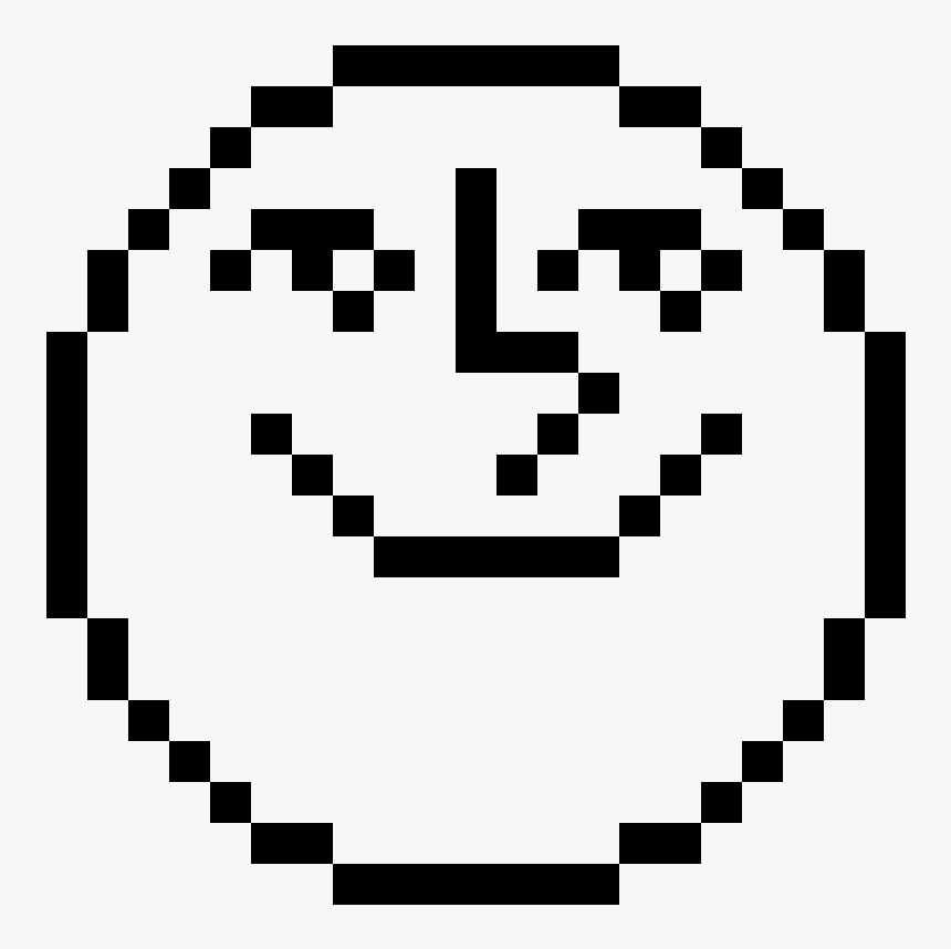 Pixel Art Smiley, HD Png Download, Free Download