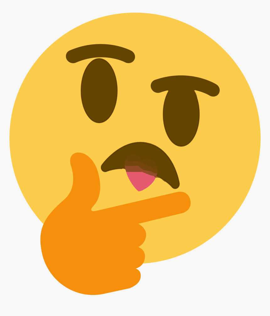 Meltingthink Thinking Discord Emoji Slack Emoji - Discord Emoji Png, Transparent Png, Free Download