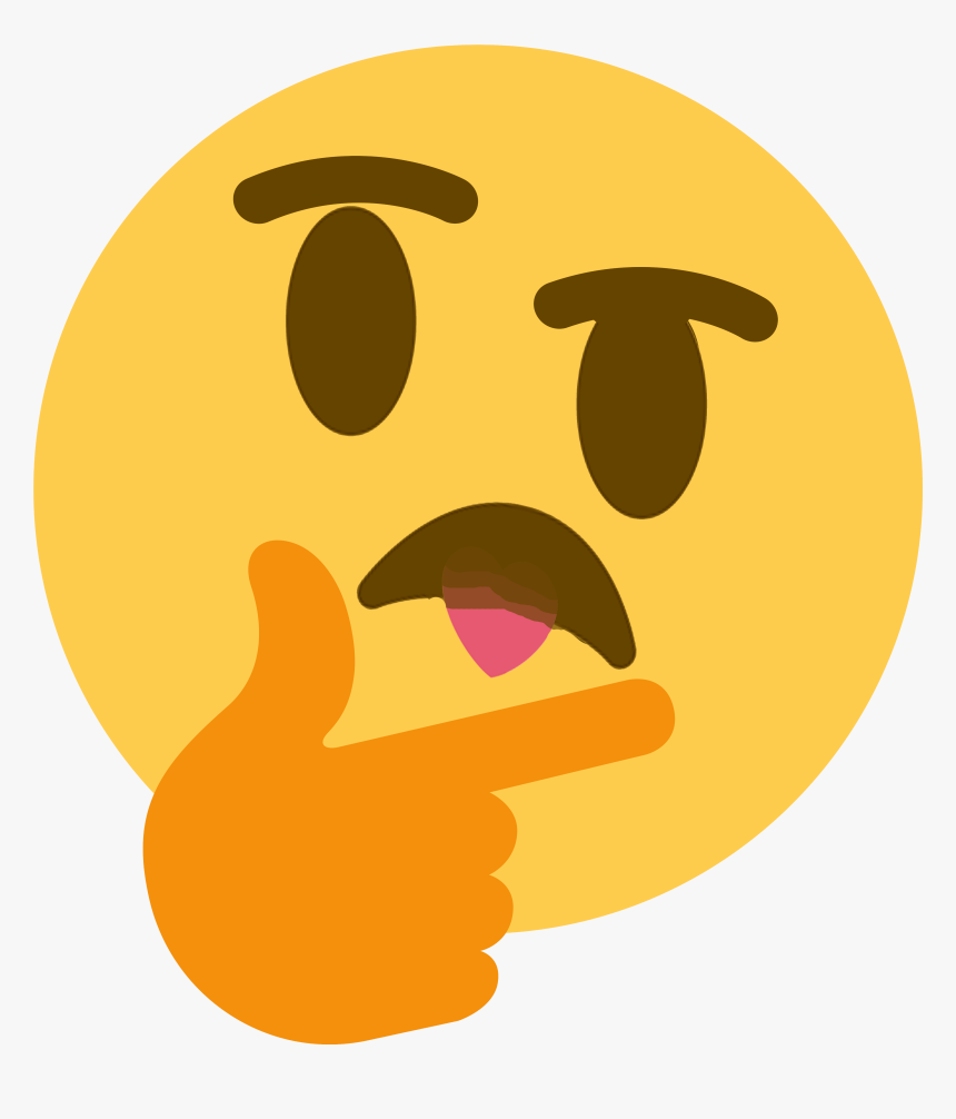 Emoji Thought Emoticon Sticker Slack, Emoji, discord, snout, emoji Discord  png