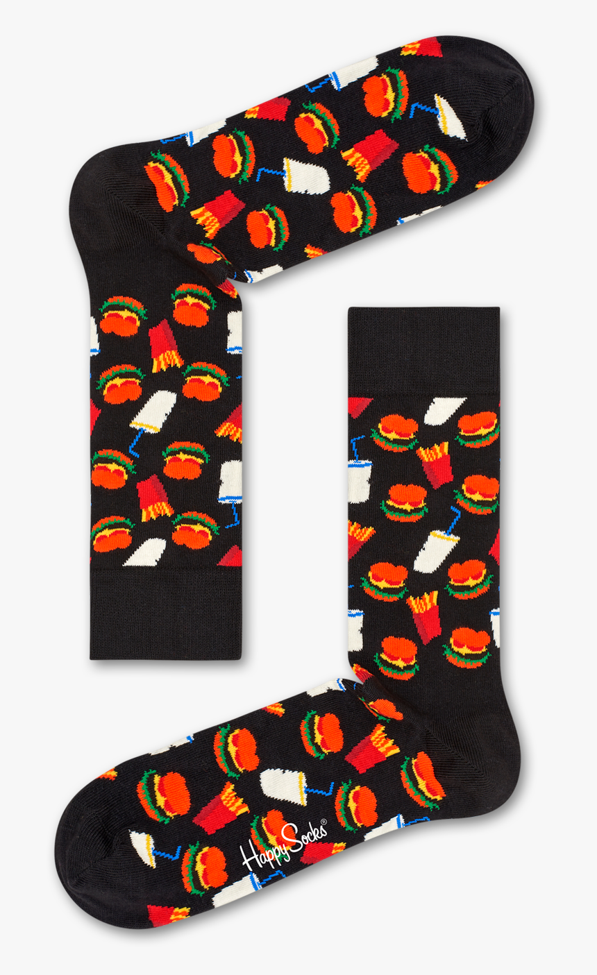 Product Image - Happy Socks Hamburger, HD Png Download, Free Download