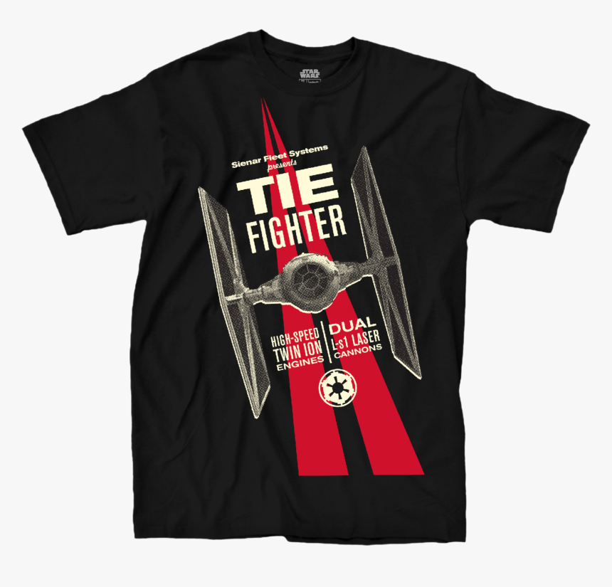 Tie Fighter Star Wars T-shirt, HD Png Download, Free Download