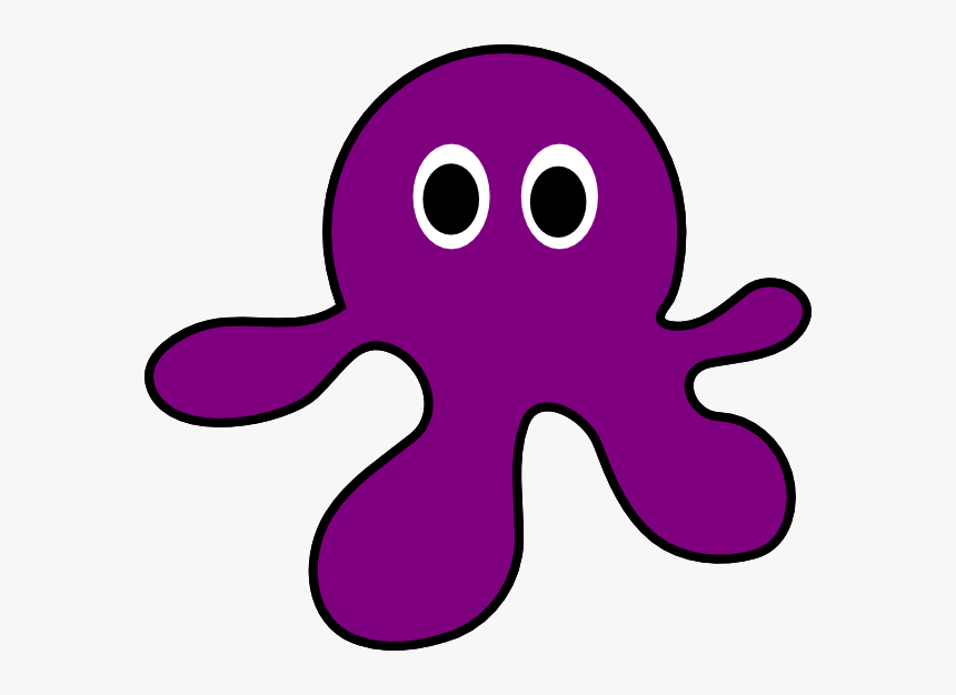 Octopus Purple Clip Art, HD Png Download, Free Download