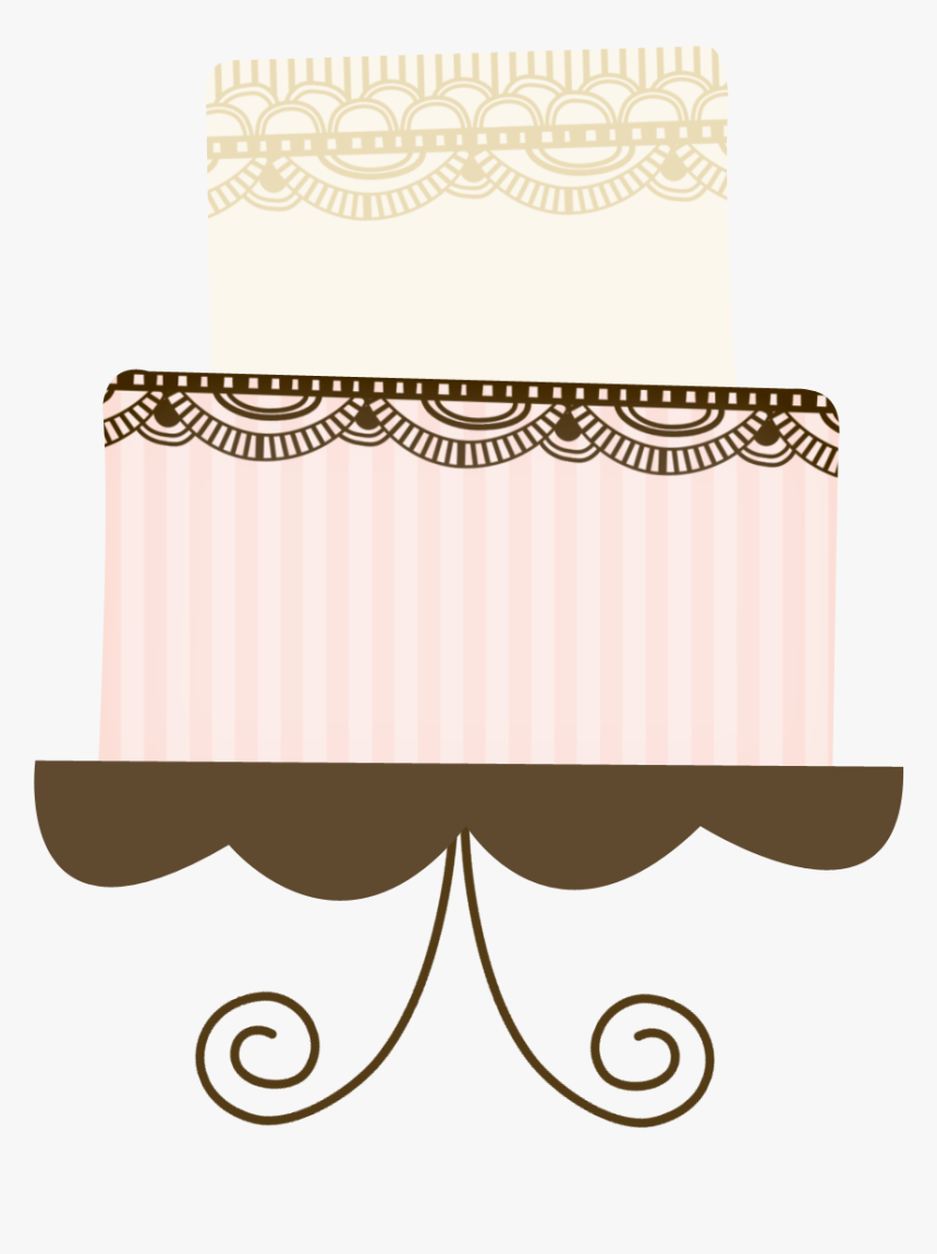 Floral Cakes Set Clip - Cake Stand Clipart Png, Transparent Png, Free Download