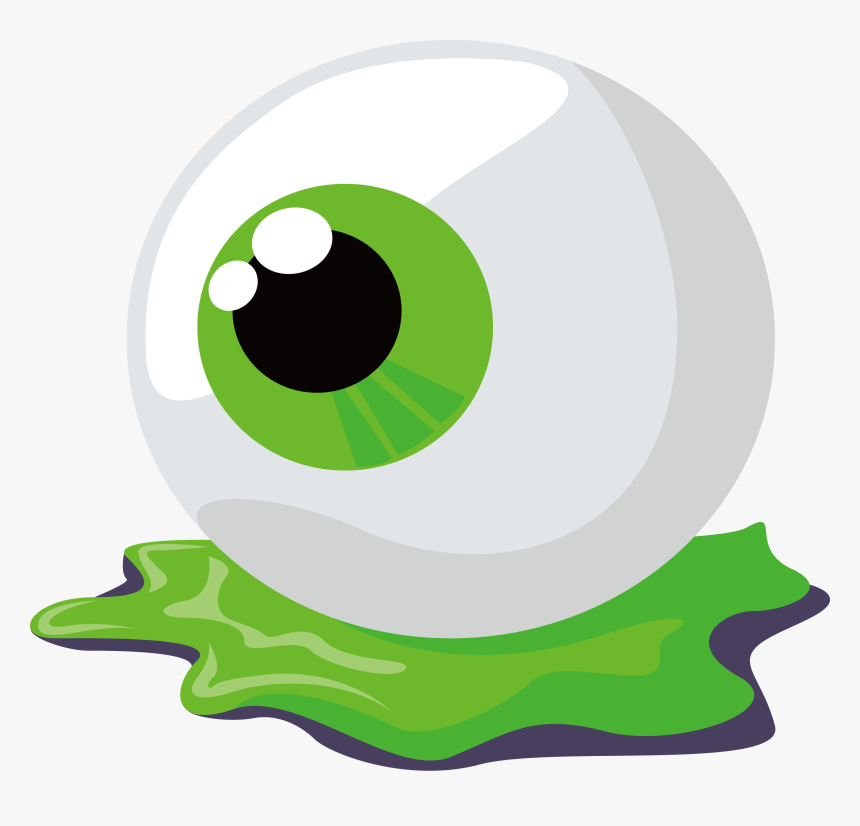 Transparent Eyeball Png - Halloween Eyeball Clipart, Png Download, Free Download