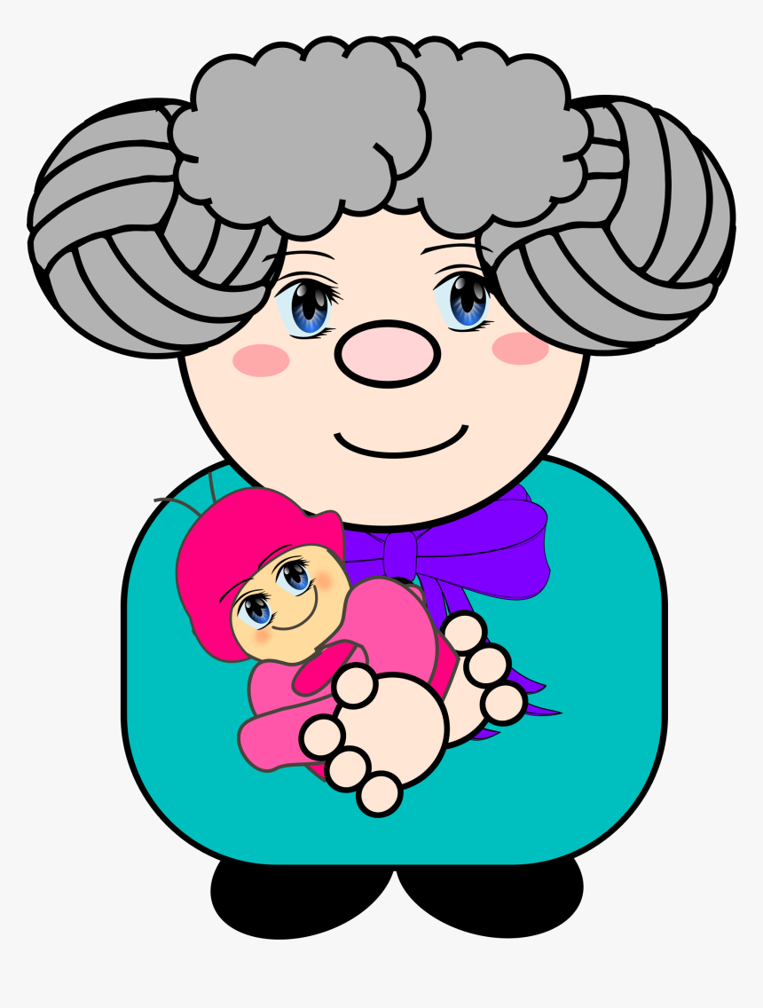 Congratulations Grandma Png - Grandma And Baby Clipart, Transparent Png, Free Download