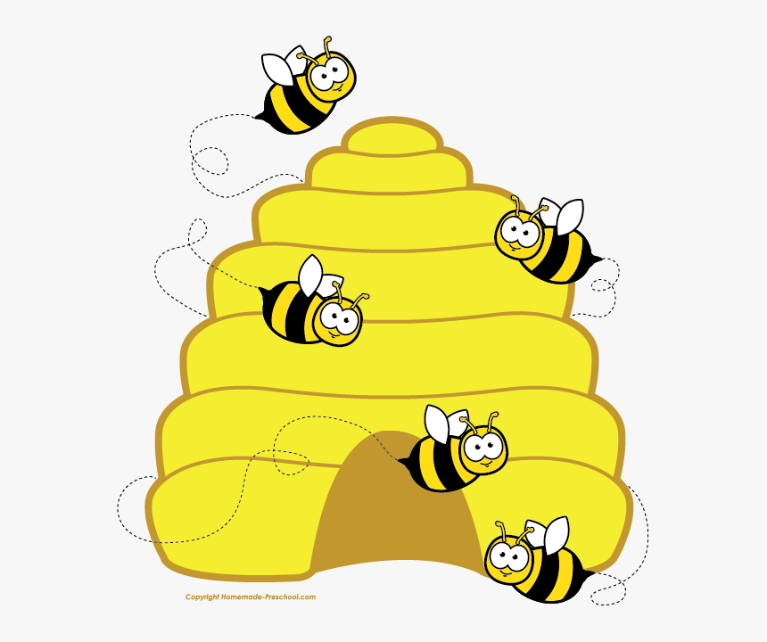 Clip Art Bee Hive, HD Png Download, Free Download