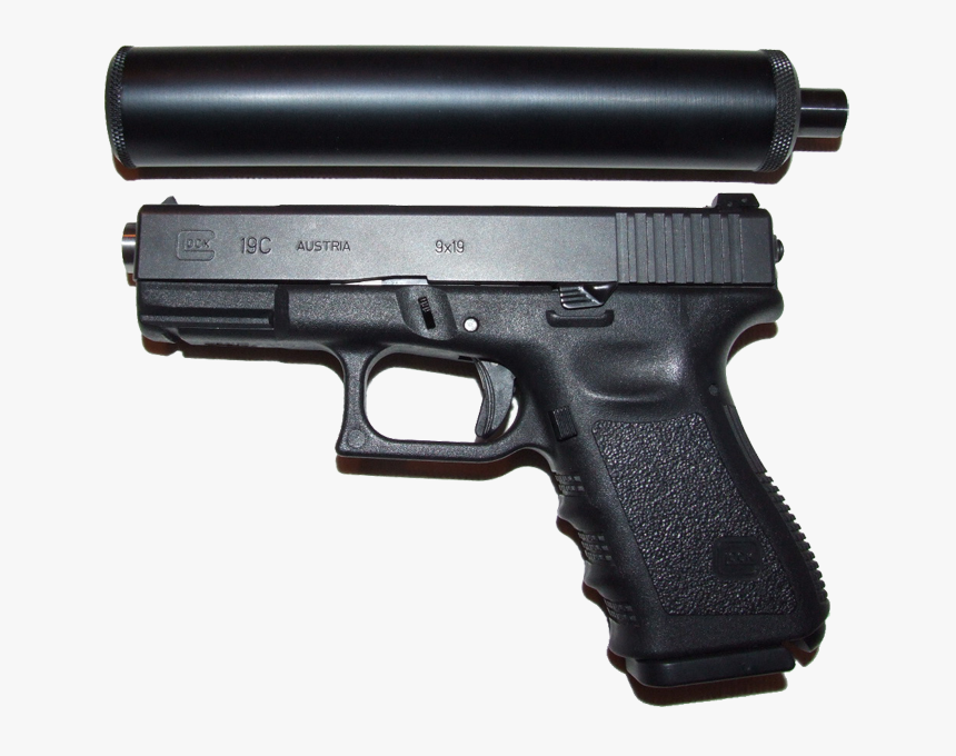 Desert Eagle Supressor - Glock17 Silencer, HD Png Download, Free Download