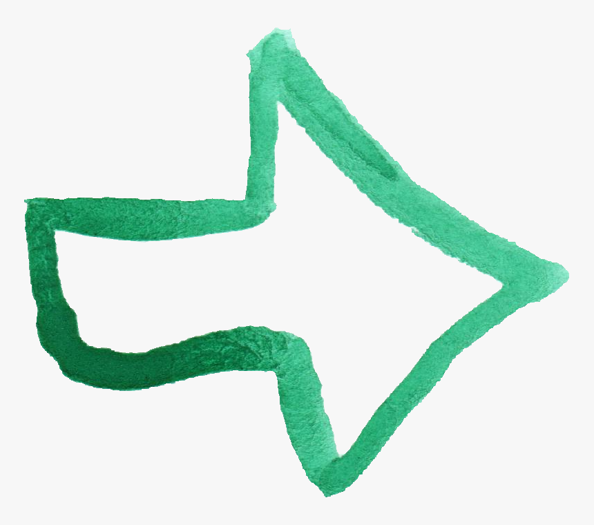 Water Color Arrow Png, Transparent Png, Free Download