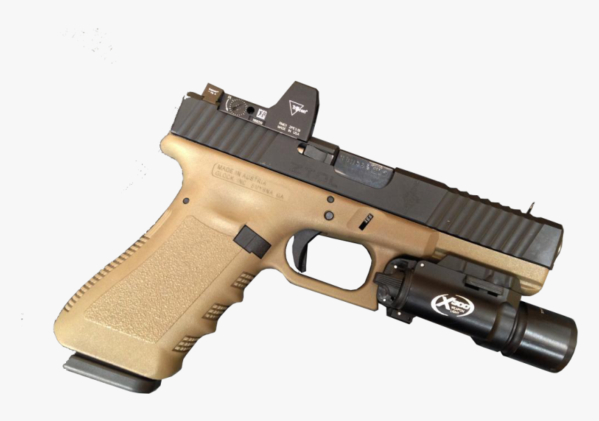 Glock 17 Mos Zev2 - Firearm, HD Png Download, Free Download