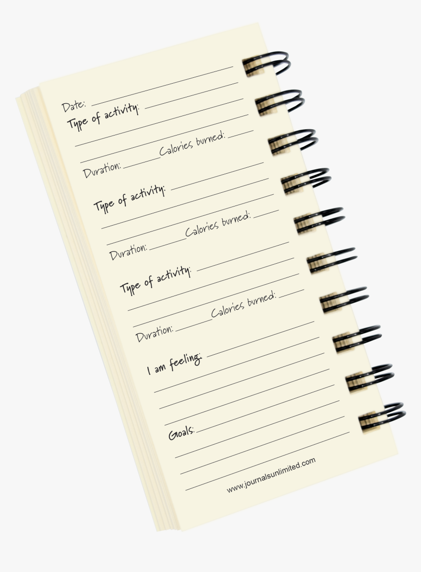 Notebook , Png Download - Motorcycle Riding Journal, Transparent Png, Free Download