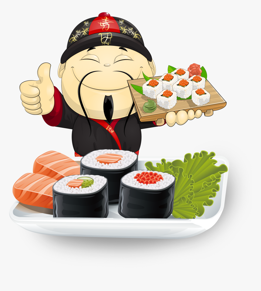 Japan Clipart Sushi Chef - Sushi Chef Png, Transparent Png, Free Download