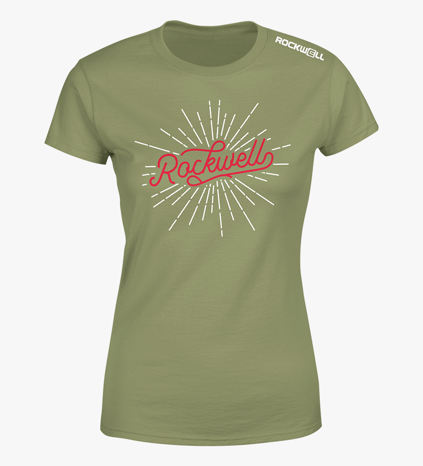 Women"s Rockwell Burst T-shirt - Active Shirt, HD Png Download, Free Download