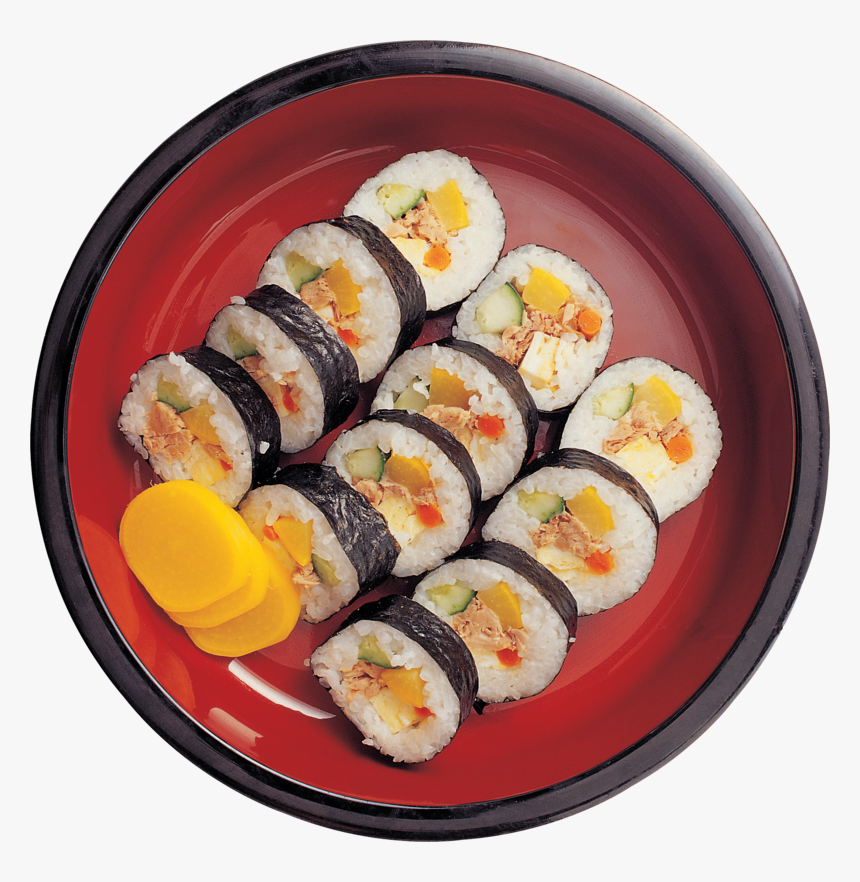 9217 - Sushi Plate Top View Png, Transparent Png, Free Download
