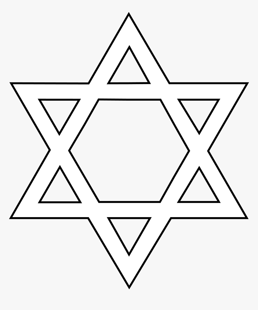 Star Of David - White Star Of David Png, Transparent Png, Free Download