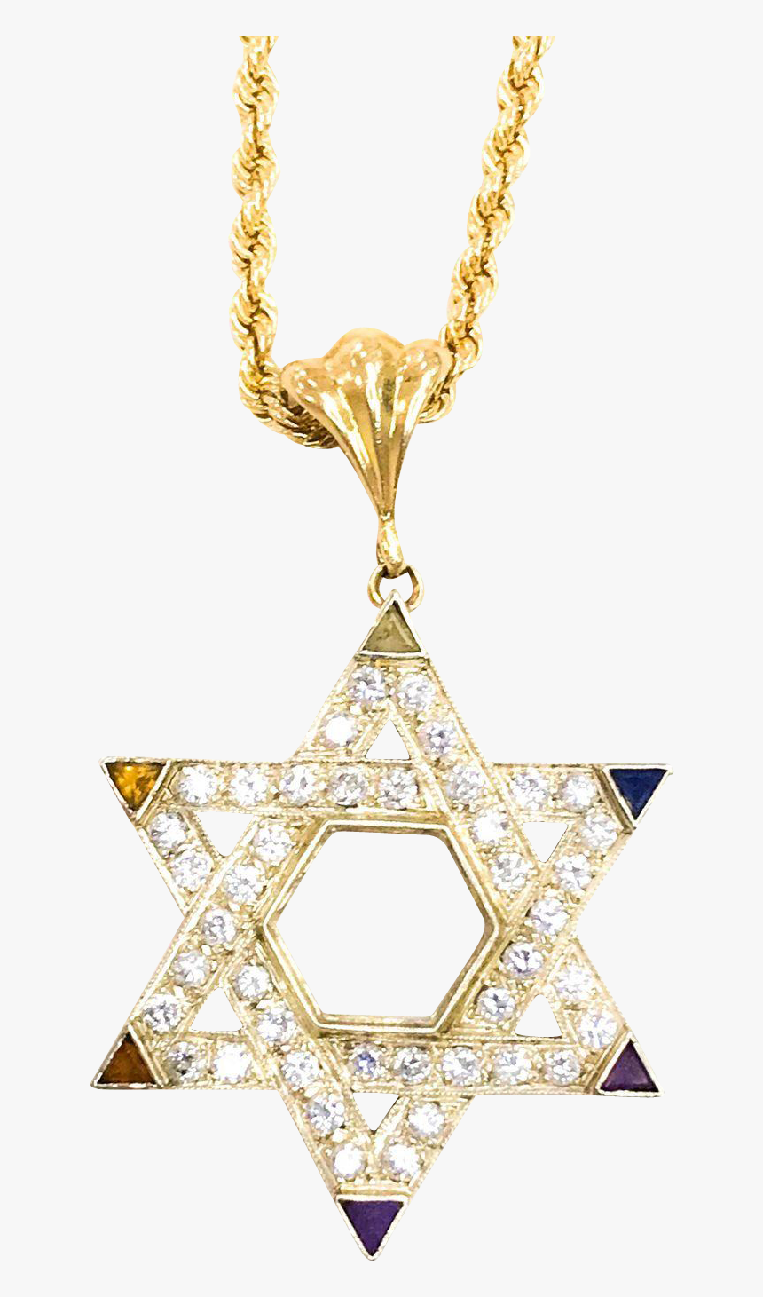 Star Of David Necklace Png - Locket, Transparent Png, Free Download